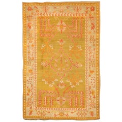 Antique 19th Century Turkish Oushak Rug