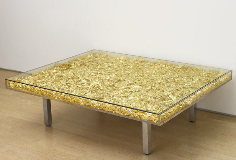 French Table Monogol by Yves Klein