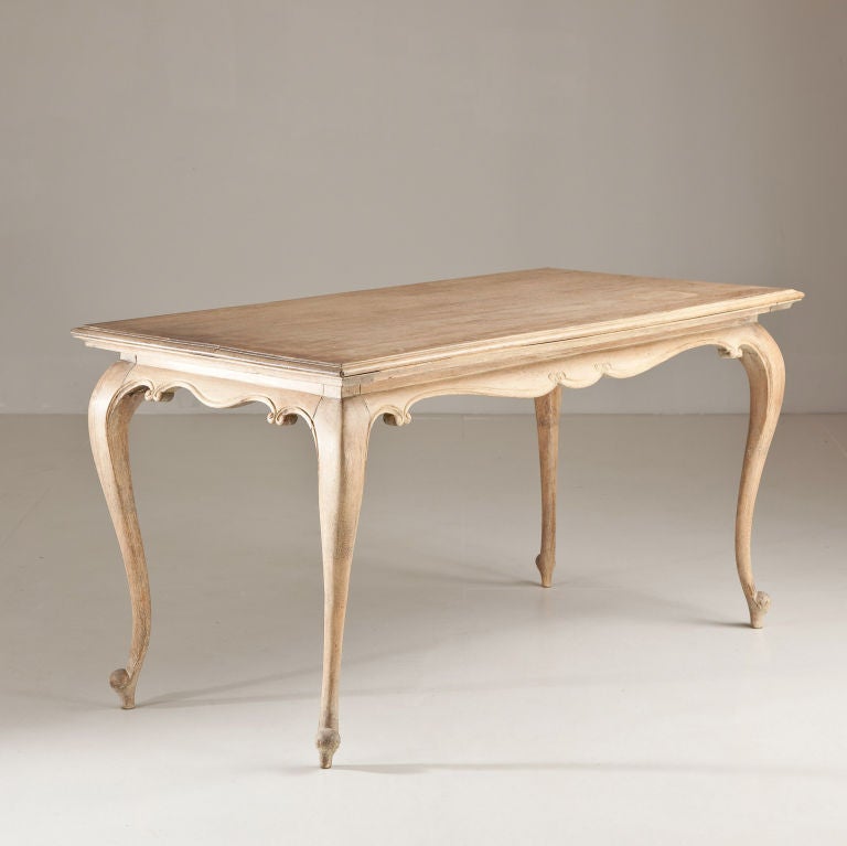 A French Cabriole Leg Rectangular Centre Table ca. 1850 at 1stDibs