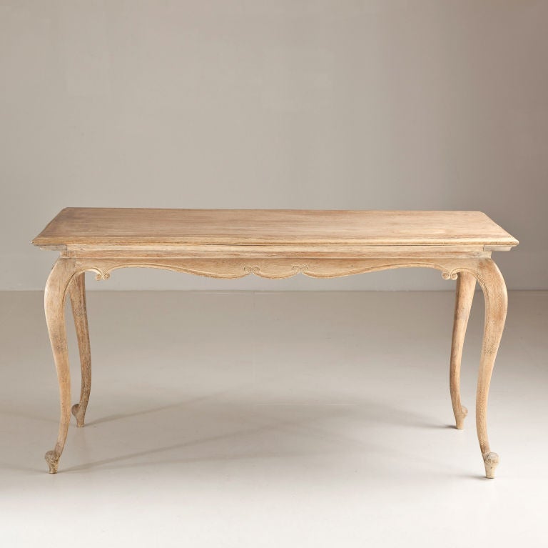 A French Cabriole Leg Rectangular Centre Table ca. 1850 at 1stdibs
