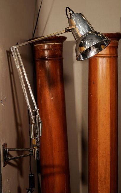 Pair of Vintage Wall Mount Anglepoise Lamps by George Cawardine at 1stdibs