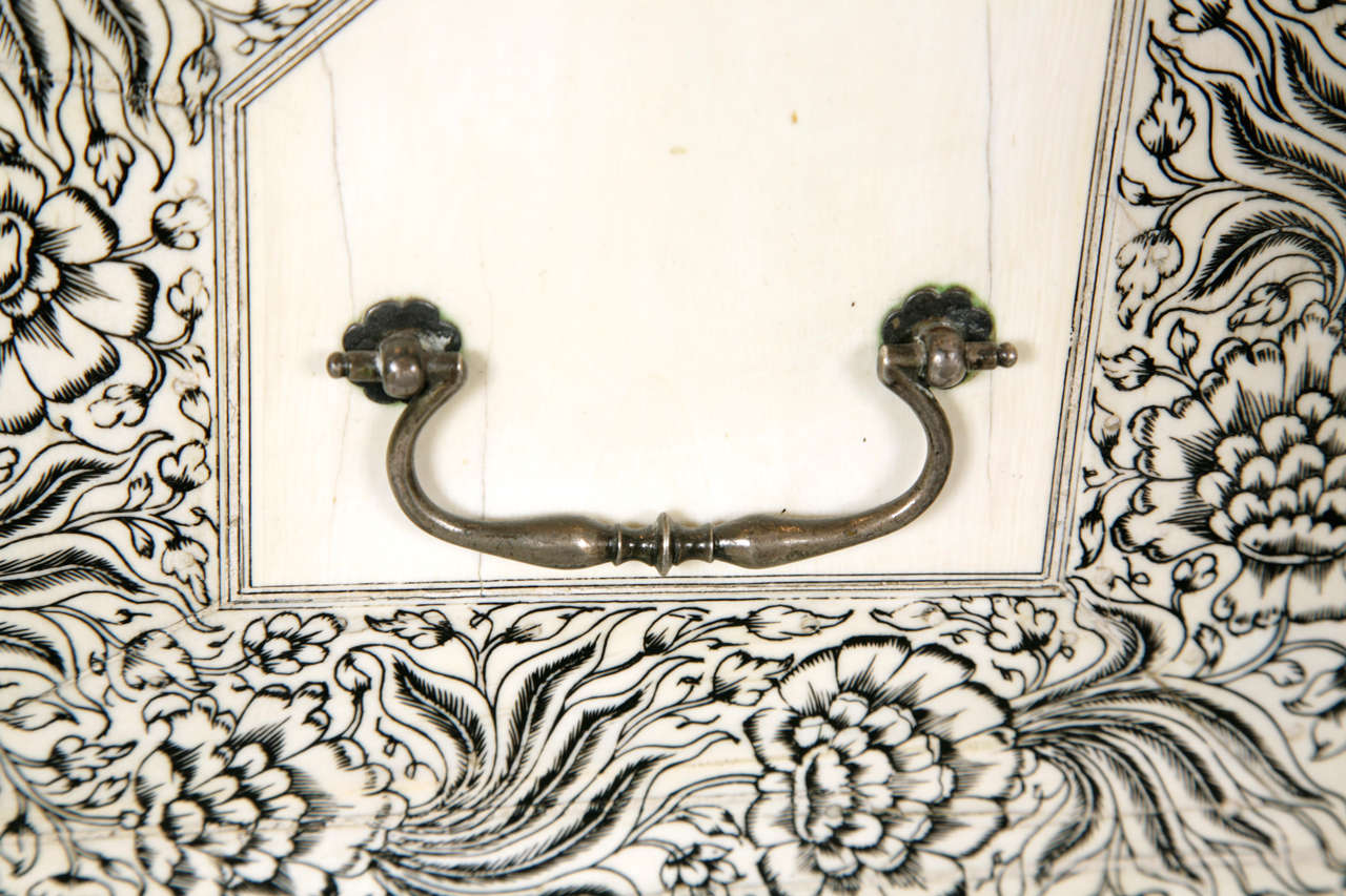 Vizagapatam Ivory Veneered Miniature Bureau 1