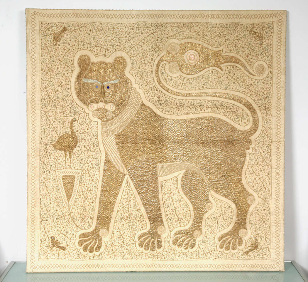 Indian Embroidered Textiles 19th Century