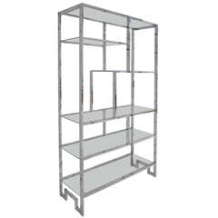 Chrome Midcentury Milo Baughman Etagere