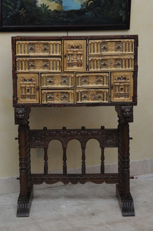18th Century and Earlier A 18th Century Spanish Vargueno Cabinet