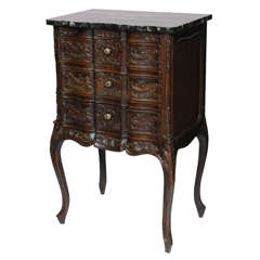Louis XV Style Marble top Chest of Drawers from Argentina