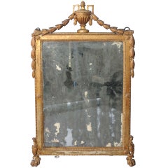 Early 18c. Italian Giltwood Mirror