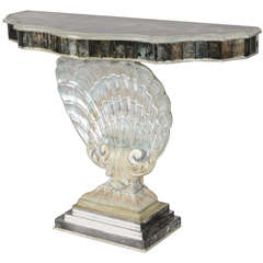 Scallop Shell Console Table