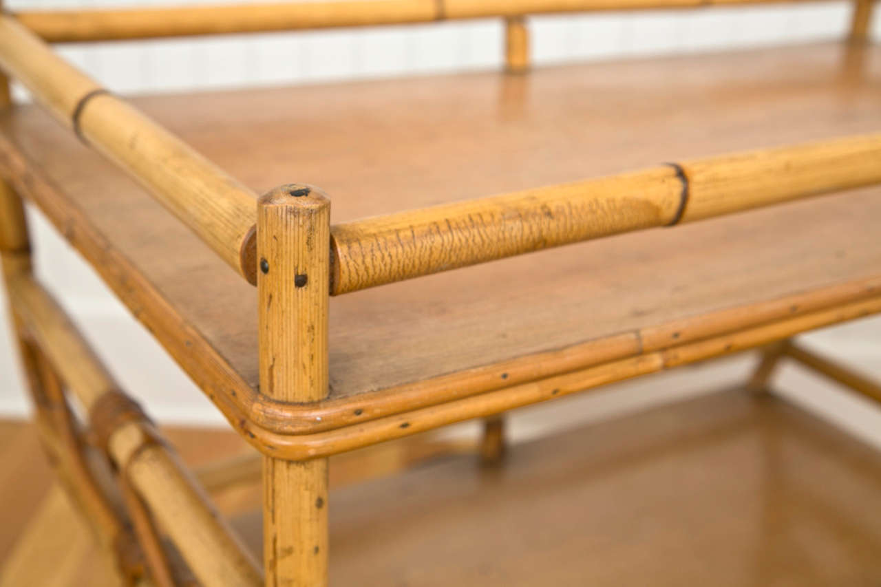 Rattan Serving/Tea Cart at 1stDibs rattan tea cart, vintage rattan