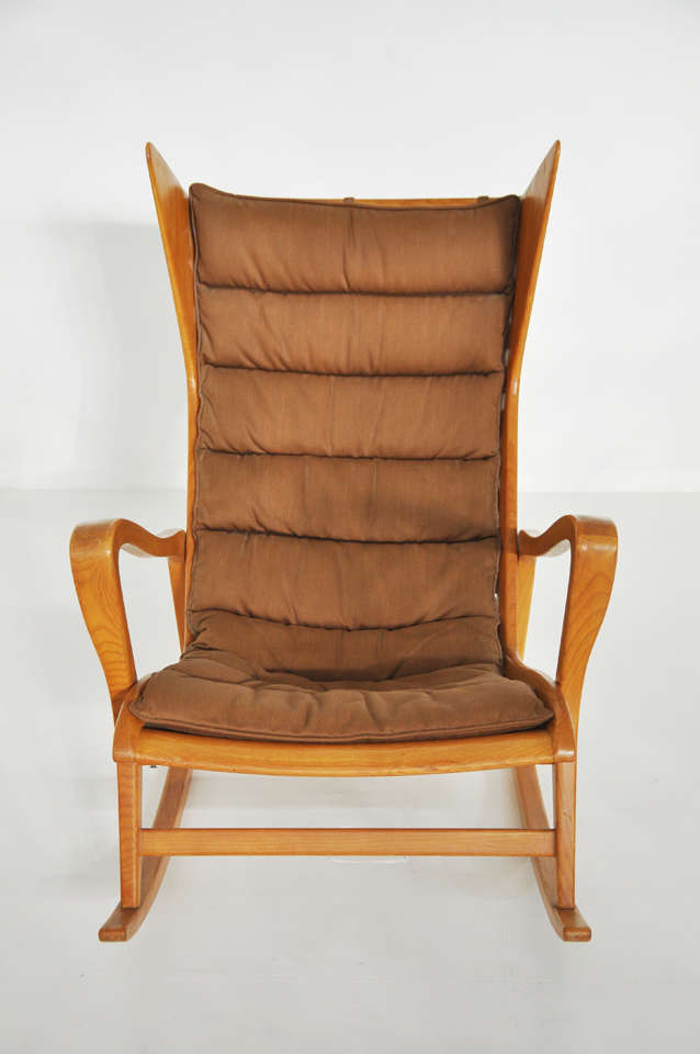 Mid-20th Century Gio Ponti Rocking Chair