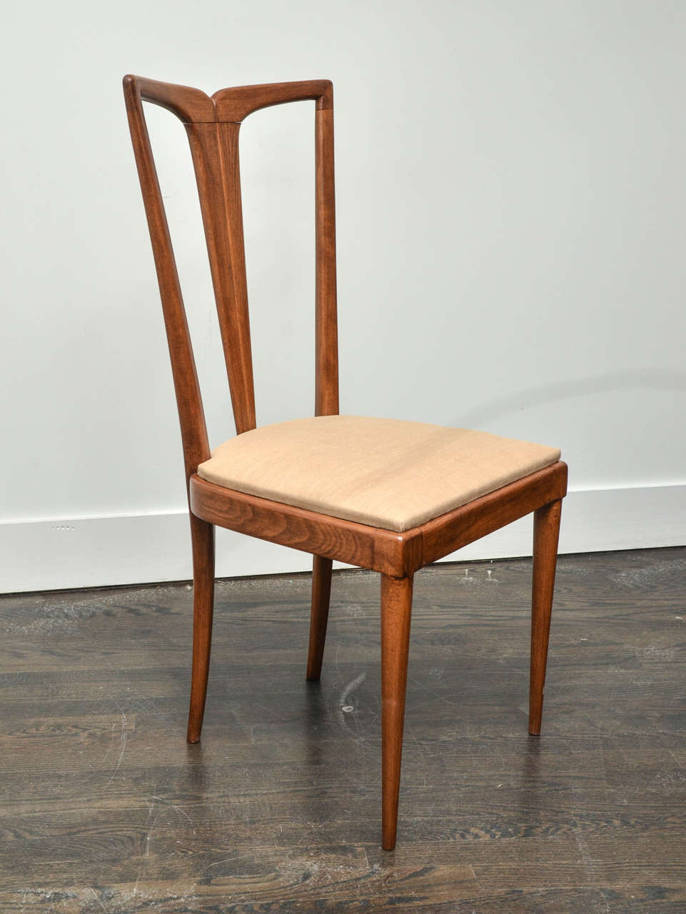 Mid-Century Modern Set of Eight Dining Chairs by Borsani