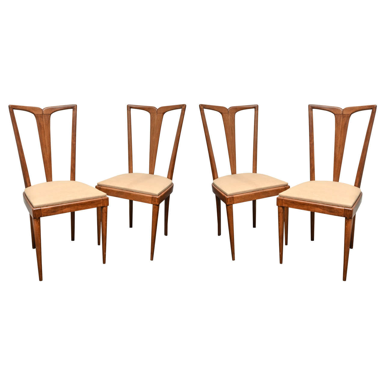 Set of Eight Dining Chairs by Borsani