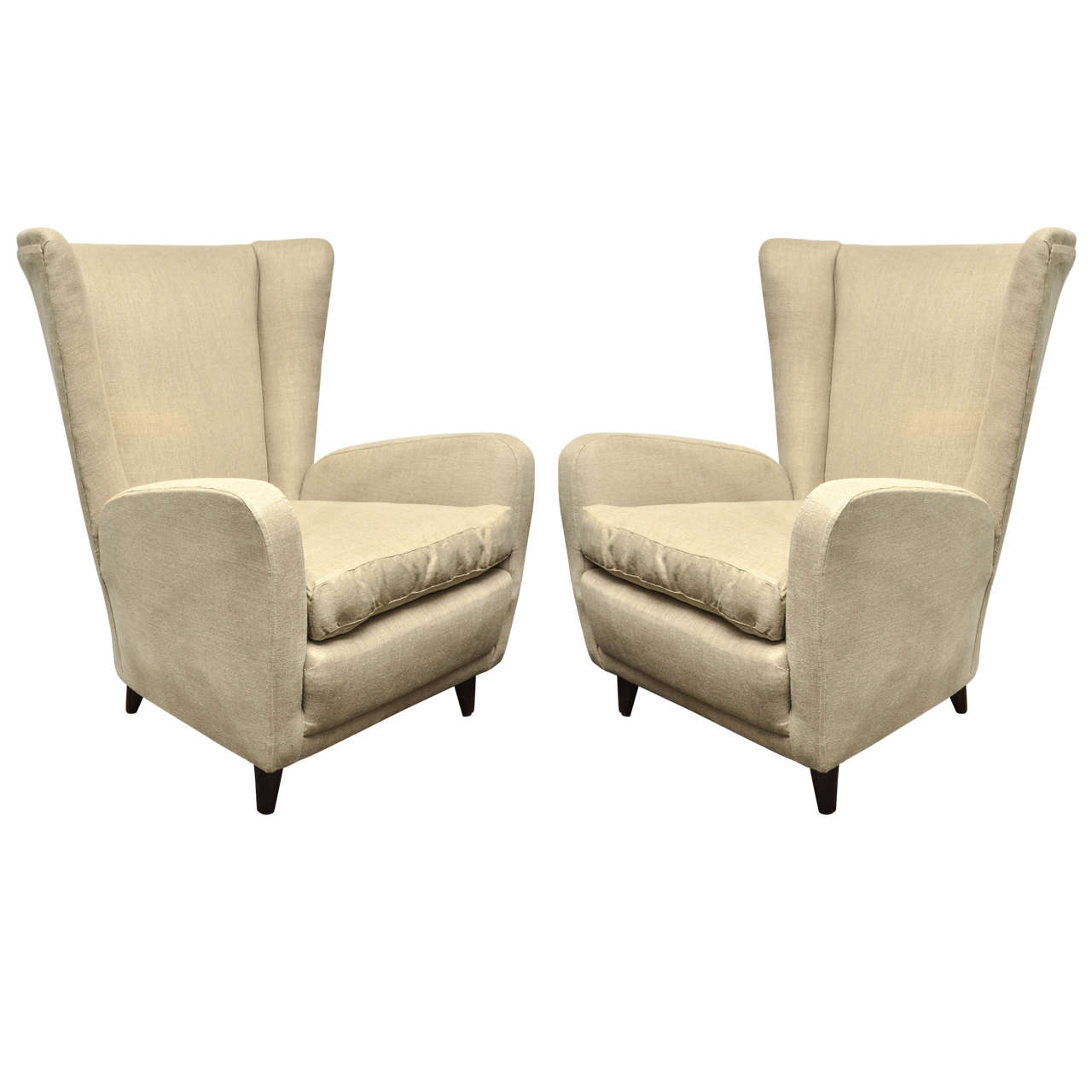 Set of Four Armchairs by Paolo Buffa
