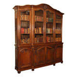 Antique French Regence Breakfront Bookcase