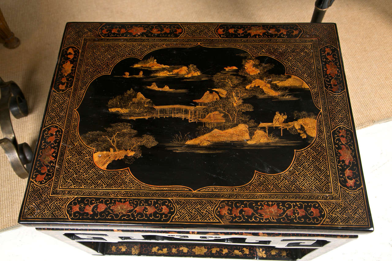 Lacquered Chinese Side Table 4