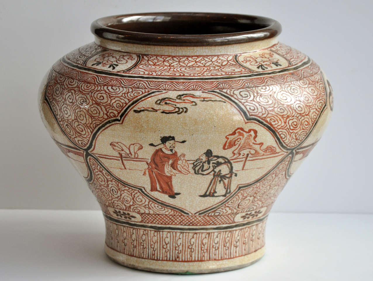 18th Century and Earlier Chinese Cizhou Wedding Wine Pot