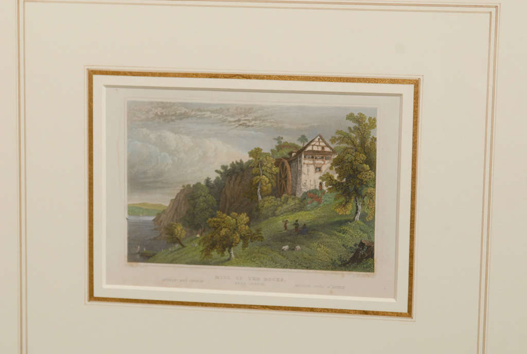 Set of 6 Antique Tombleson Landscape Prints c.1865 1