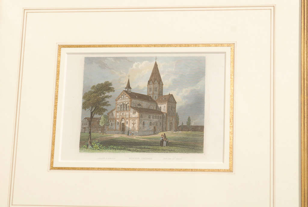 Set of 6 Antique Tombleson Landscape Prints c.1865 2