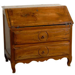 19th Century French Provencal Oak Desk