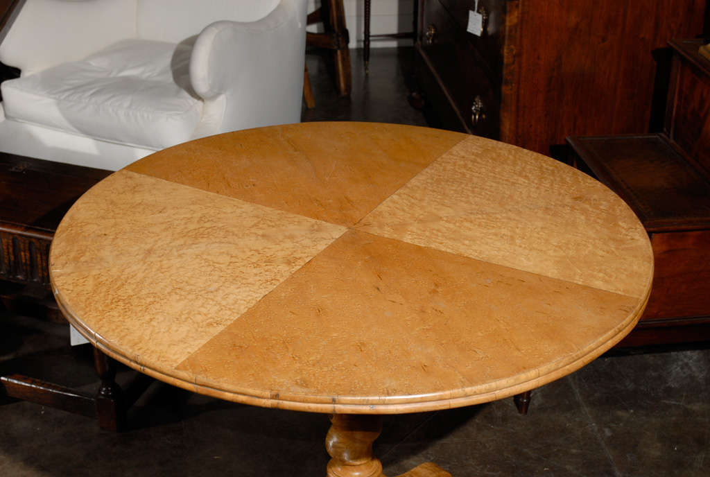 Round Pedestal Biedermeier Table 2