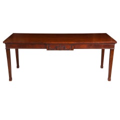 Antique Edwardian Mahogany Console Table
