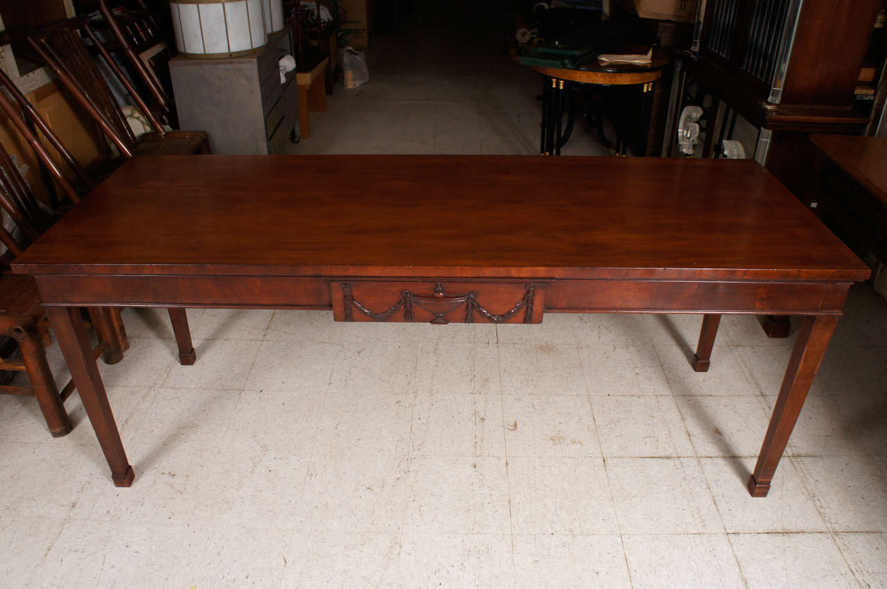 Edwardian Mahogany Console Table For Sale at 1stDibs edwardian