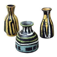 Group of Three Ceramics by Livia Gorka