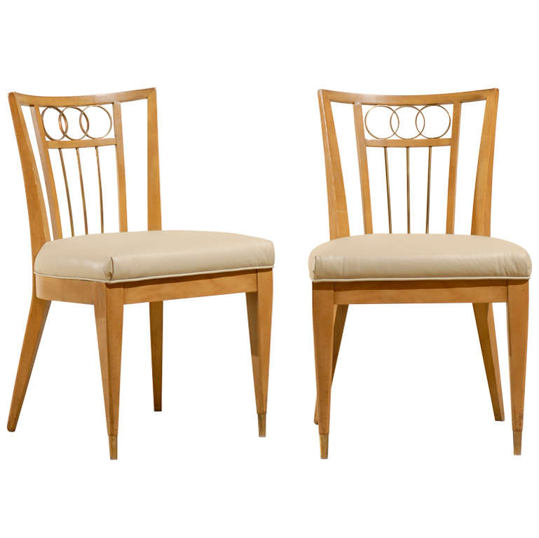 Set of Four (4) Chairs in the Style of Michael Taylor