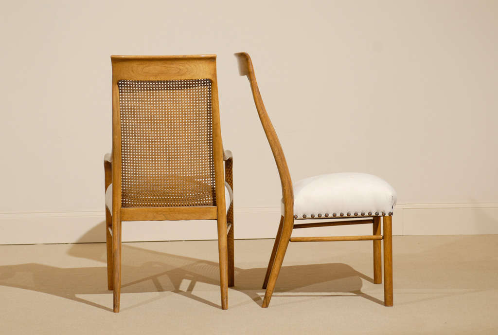 Set of Six (6) Drexel Cane High Back Dining Chairs at 1stDibs | drexel ...