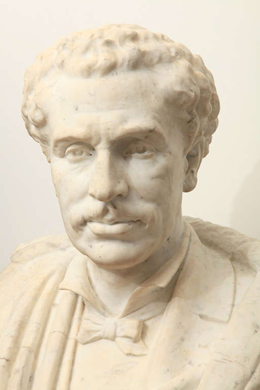 Italian Bust of a man For Sale