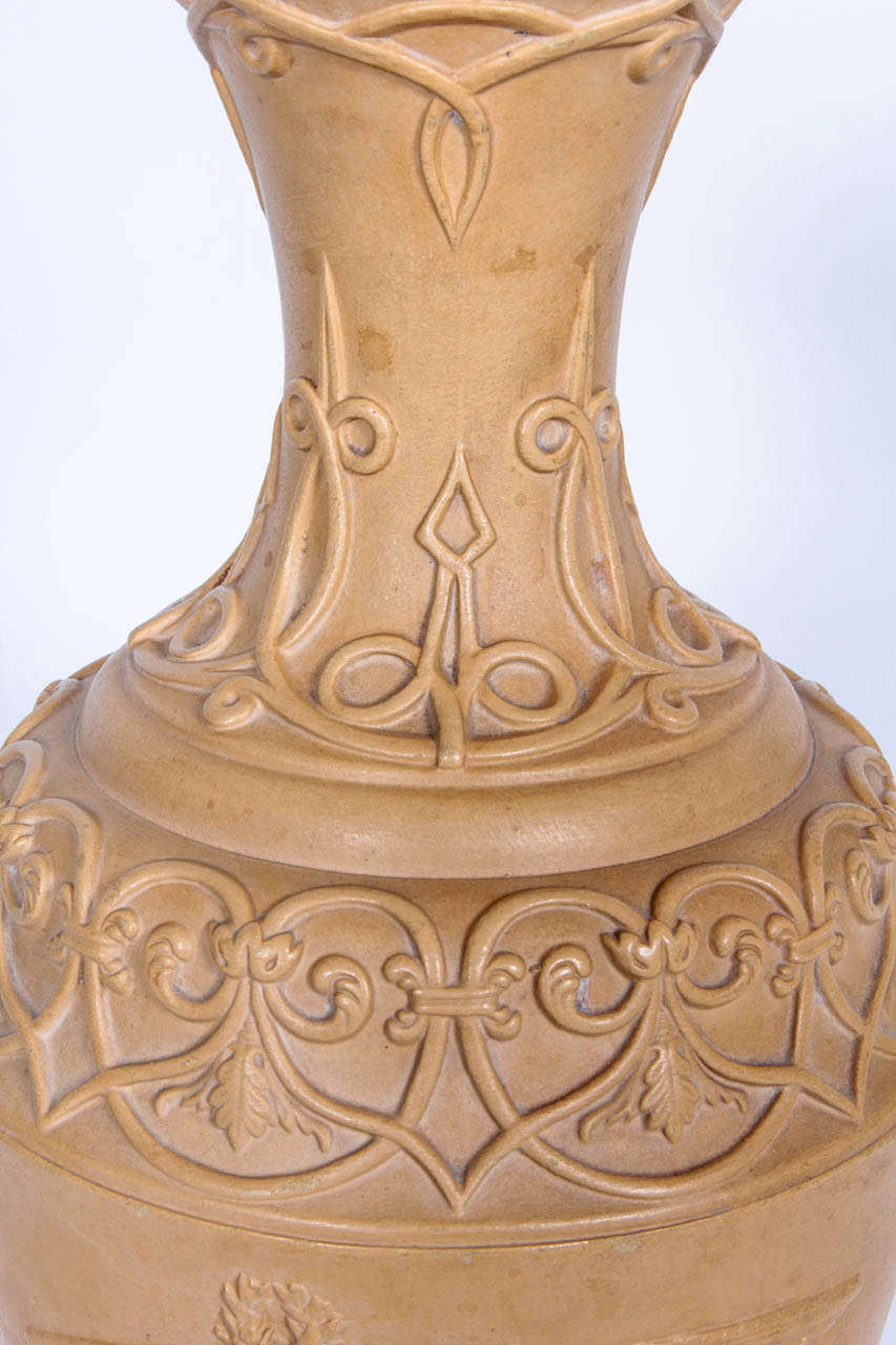 20th Century A pair of Terracotta Urns For Sale