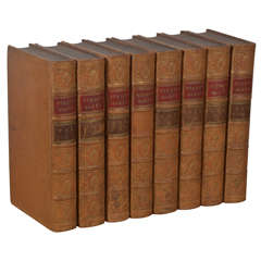Antique Byron's Works, Volumes I-VIII, London 1839