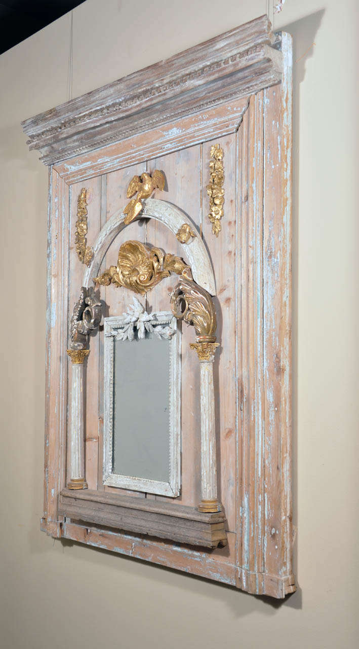 Italian Trumeau Mirror, Comprised of 18th & 19th Century Architectural Elements 3