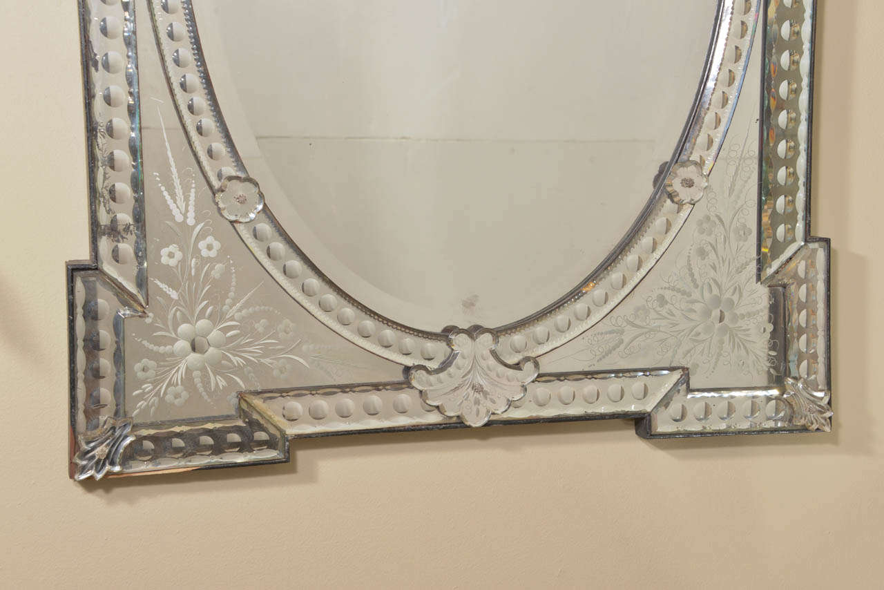 Napoleon III 19th Century Napolean III Venetian Mirror