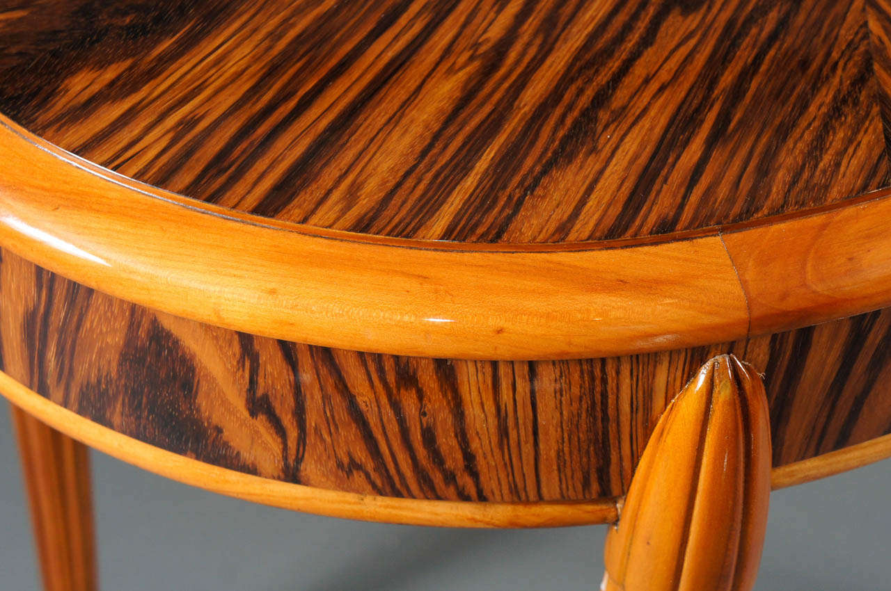 Oval Macassar Wood Table 3