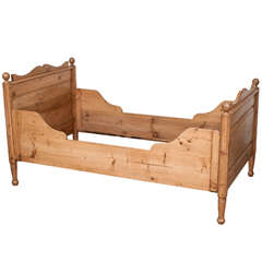 Antique Pine Box Bed