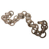 Antique 19th C. Industrial Cast Iron Chain