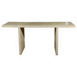 Minimalist Parchment Console