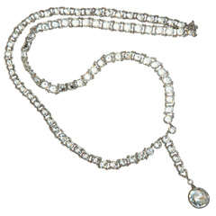 Deco Faceted Crystal Necklace* presented by Carol Marks