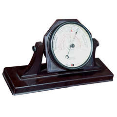 Rare & Unusual Storm Guide Desk Barometer in Bakelite