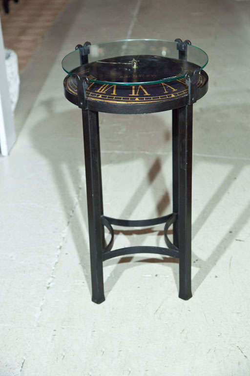 Old Clock Face Table (new shipment coming-price reduced from $1, 900)