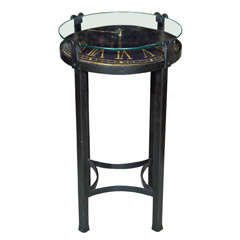 Old Clock Face Table (new shipment coming-price reduced from $1, 900)