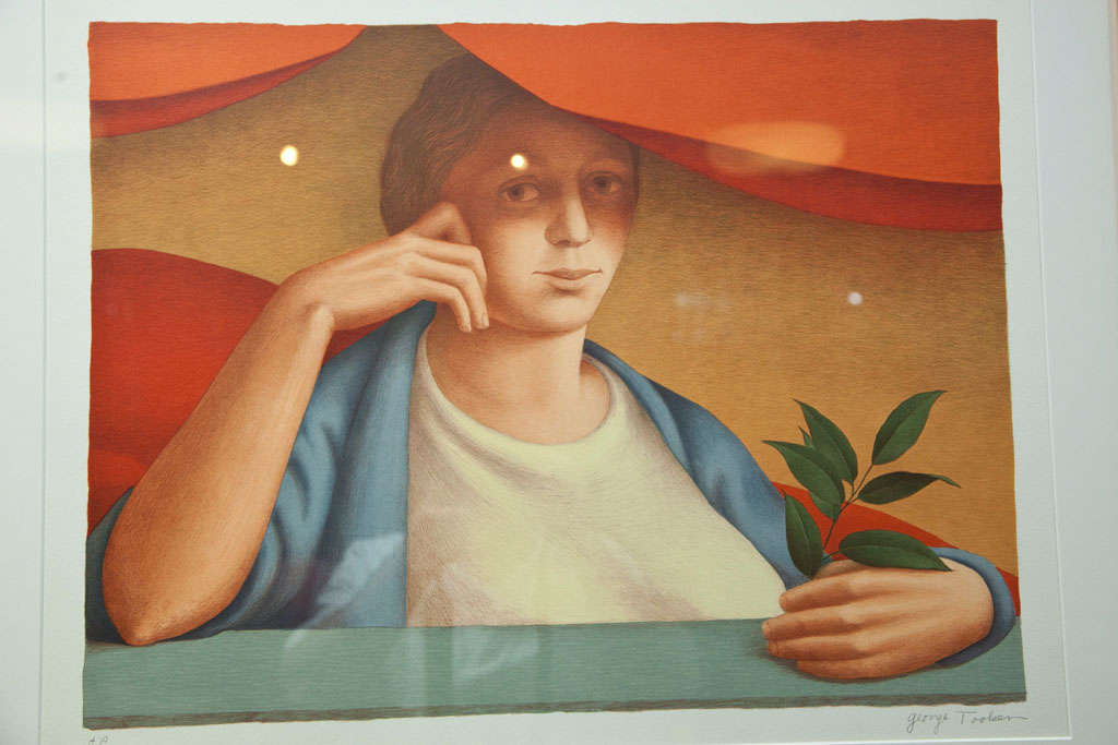 George Tooker Lithograph* In Excellent Condition For Sale In Stamford, CT