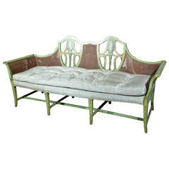 Antique Neo Classical Style Bench