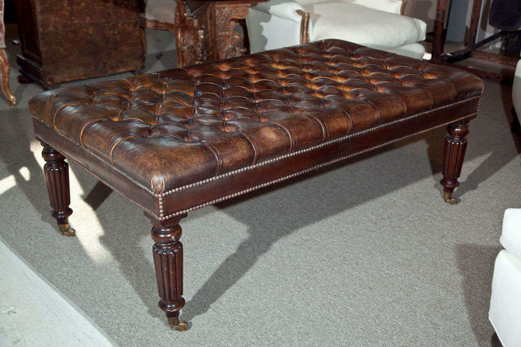 Chesterfield Tufted Leather sofa