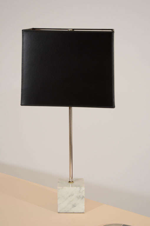 Petite Marble Boudoir Lamps