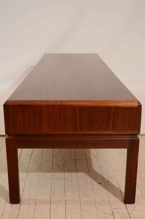 Handsome Walnut Coffee Table by Maurice Villency 2