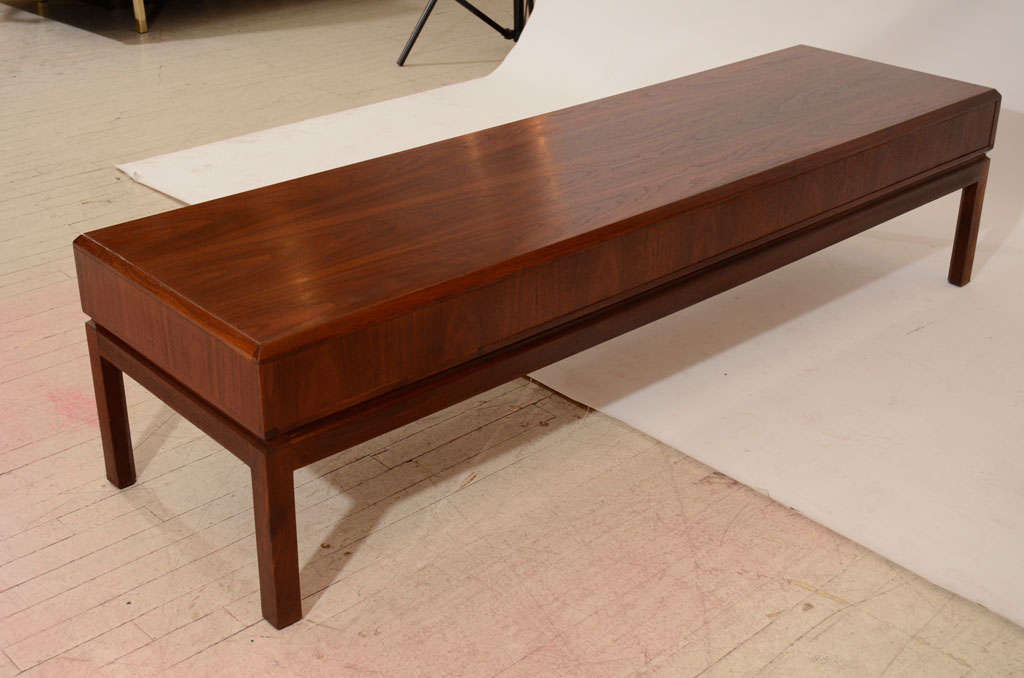 Handsome Walnut Coffee Table by Maurice Villency 3
