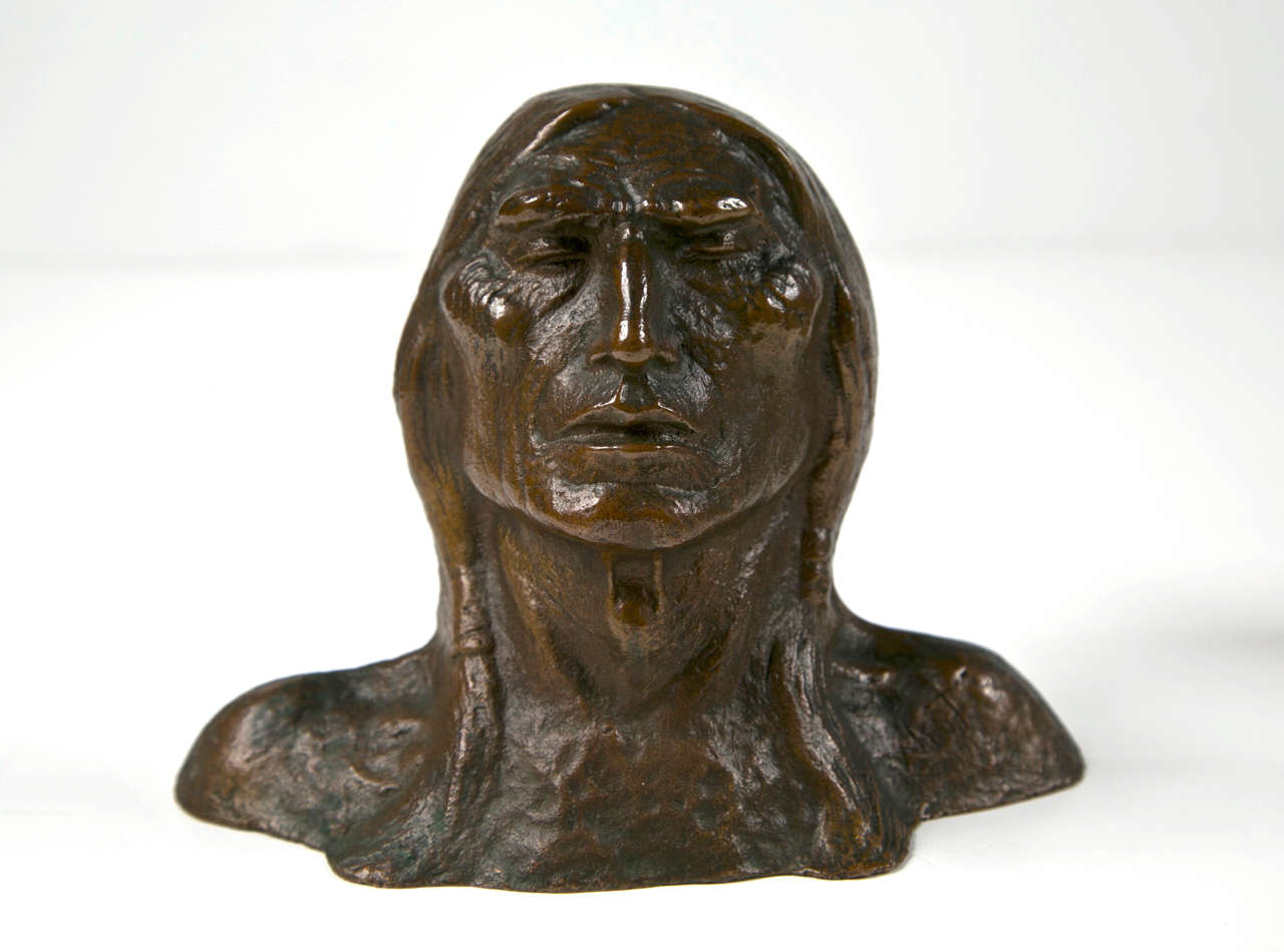 Bronze Book Ends and Door Stop