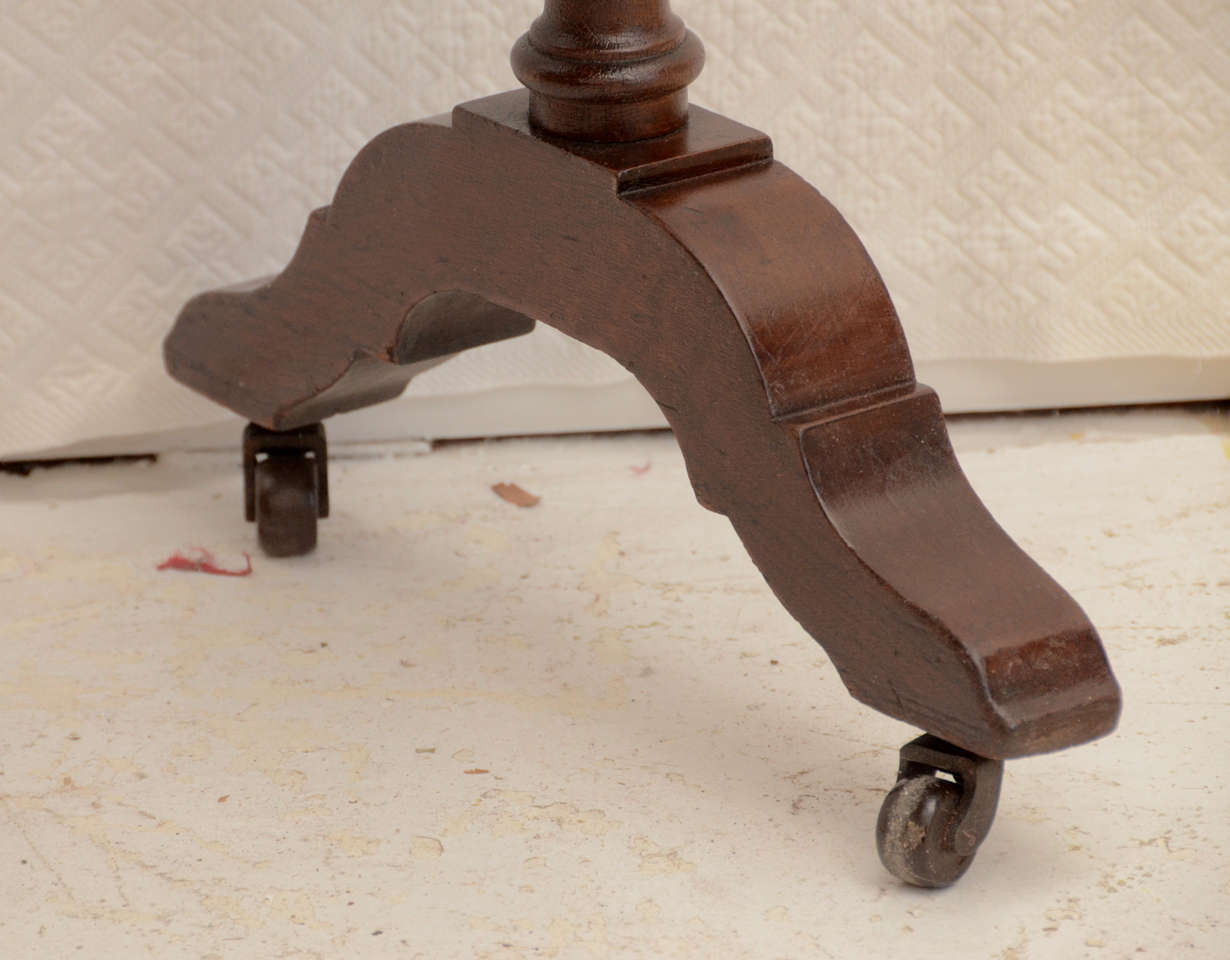 Victorian English Walnut Ratchet Top Reading Table